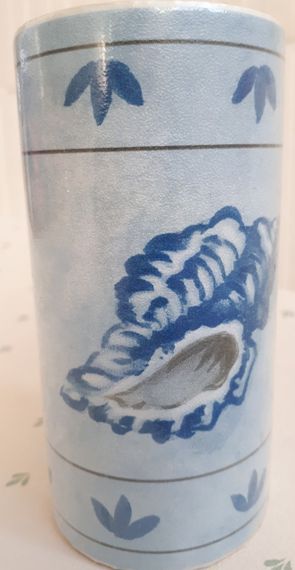 Пленка самоклеющаяся бордюрная 10,6х1000cm водостойкая раковины на изразце | Зображення 1