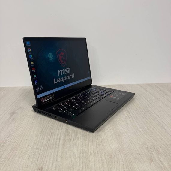 Ігровий ноутбук Б-класу MSI GP66 Leopard 11UH / 15,6" (1920x1080) IPS / Intel Core i7-11800H (8 (16) ядер по 1,9 - 4,6 ГГц) / 16 ГБ DDR4 / 1000 ГБ SSD / nVidia GeForce RTX 3080, 8 ГБ GDDR6, 256-біт / WebCam б/в | Зображення 4
