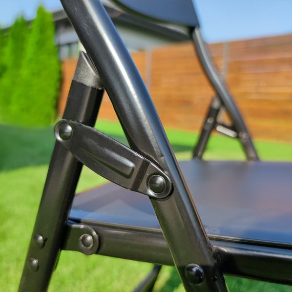 Складной стілець 46*42,5*86см чорний SW-00001611 | Зображення 3