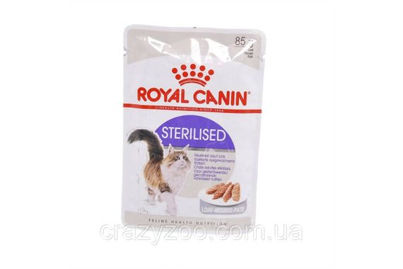 Влажный корм для стерилизованных котов Royal Canin Sterilised loaf 85 г 41470019
