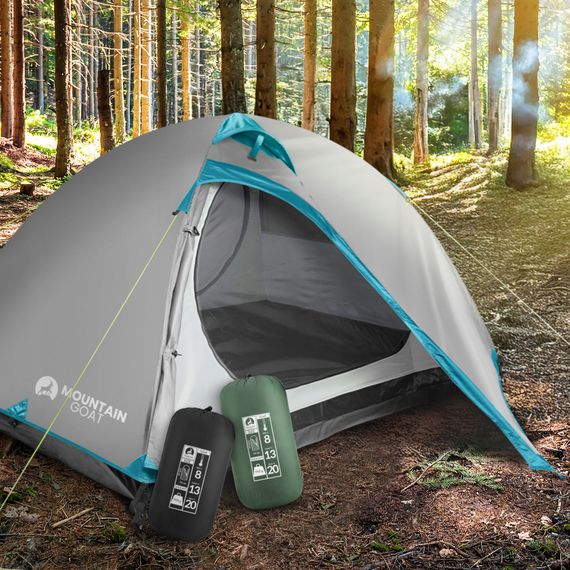 Намет туристичний Mountain Goat Prime Duo 2-місний Grey (P-5905973406550) | Зображення 1