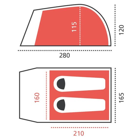 Намет Grand Canyon Topeka 2 Alu Capulet Olive (30921259) (DAS302740) | Зображення 9