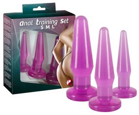 Анальні пробки - Anal Training Set Lila sexstyle
