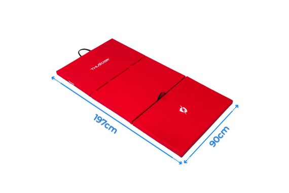 Матрац гімнастичний THUNDER MG-03, 197 х 90 х 5 см, червоний (MG-03-RED) | Зображення 2