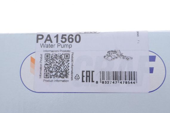 Помпа води Mercedes Benz E-class W212 S-class W221 09-16 M278  PA1560 | Зображення 1