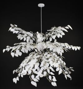 Люстра підвісна на 4 лампочки 27741 Білий 70-210х110х110 см.