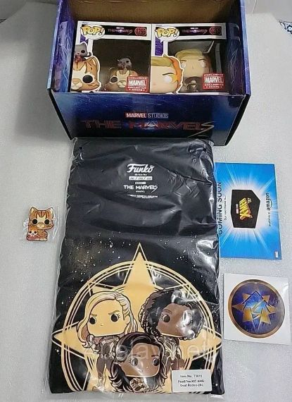 Коробка Фанко Поп Марвелы Оригинал Funko Marvel Collector Corp Subscription Box The Marvels XL | Зображення 3