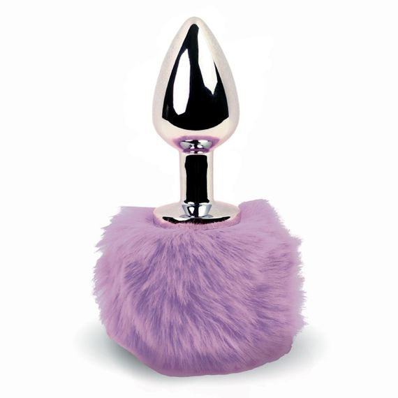 Анальная пробка FeelzToys - Bunny Tails Butt Plug Purple Sex Aura