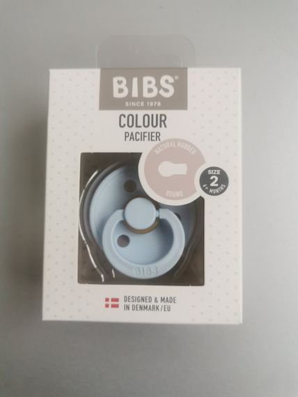 Соска пустушка Bibs Colour 6-18 міс baby blue | Зображення 2