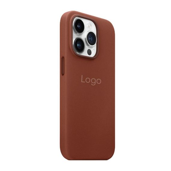 Чохол Leather Case with MagSafe для iPhone 14 Pro Колір Pine Needle Зелений | Зображення 1
