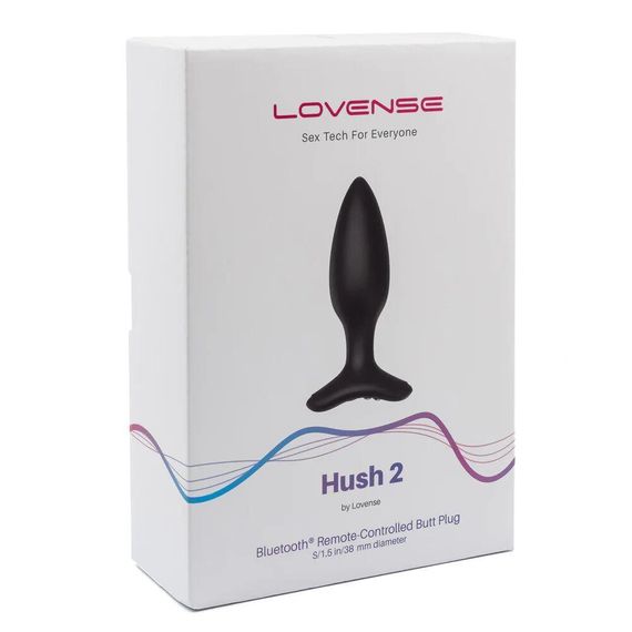 Анальна смарт вібропробка Lovense Hush 2, S – Інтелектуальний пристрій для інтимних задоволень з управлінням через мобільний додат | Зображення 4