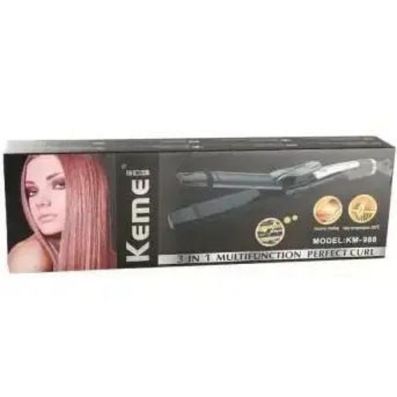 Плойка-праска-гофре Kemei GB-KM-988 3в1 чорна (40) (MER-12473_386) | Зображення 5