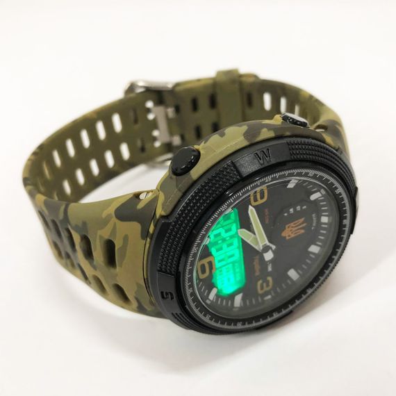 Чоловічі водостійкі кварцові годинники SKMEI 5561/1655CMGNBK, Годинники наручні електронні для хлопців VT-69 | Зображення 1