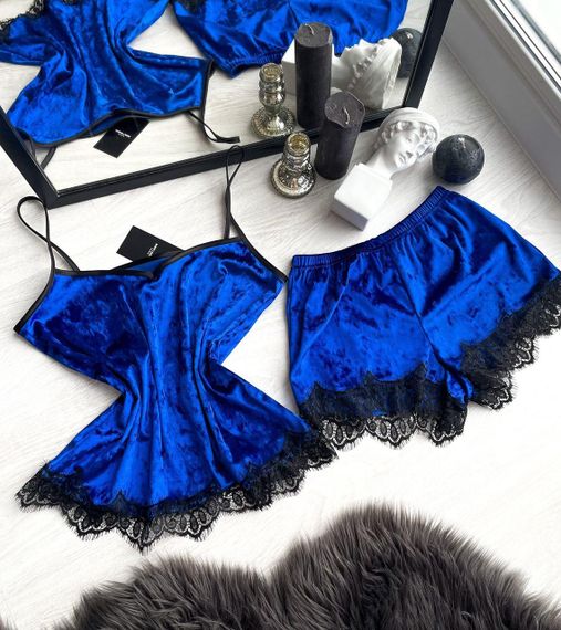 ЯКІСНИЙ ПІЖАМНИЙ КОМПЛЕКТ СИНІЙ