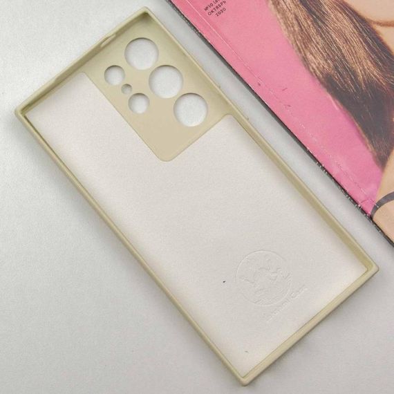 Чохол TPU GETMAN Liquid Silk Full Camera для Samsung Galaxy S24 Ultra Пісочний / Sand | Зображення 3