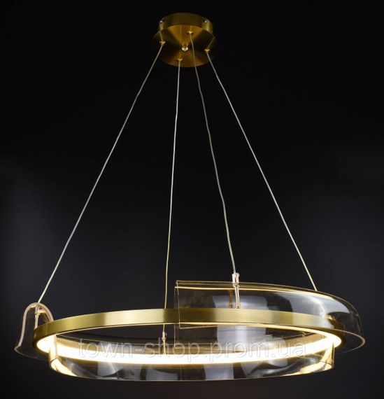 Люстра потолочная LED SGA24-800 Латунь 30-150х80х80 см. | Зображення 3