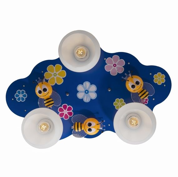 Люстра потолочная с подсветкой для детской LED E27 60W BL (KL-447C/3) | Зображення 3