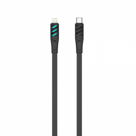 Кабель USB-C - Lightning HAVIT HV-CB6255 PD30W 1м з LED індикатором | Зображення 1