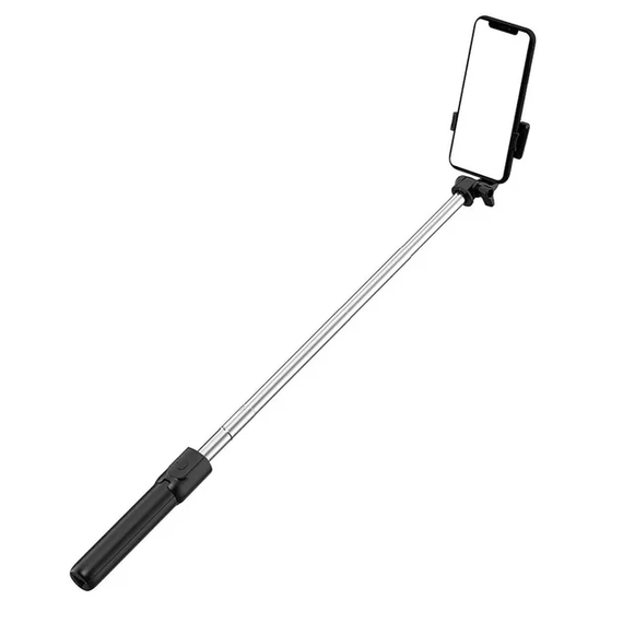 Селфи палка штатив-монопод для телефона с Bluetooth пультом Selfie Stick R1 черный | Зображення 1