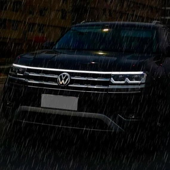 LED стрічка підсвітка капота 120 см два кольори 12В світлодіодна багатофункціональна | Зображення 1
