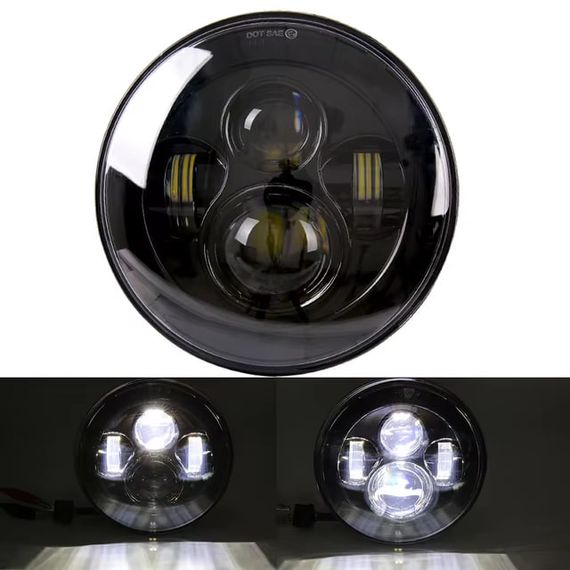 Світлодіодна фара AllLight JR-4-60W ближнє+дальнє НИВА, ВАЗ, ГАЗ, УАЗ, JEEP, VW | Зображення 3