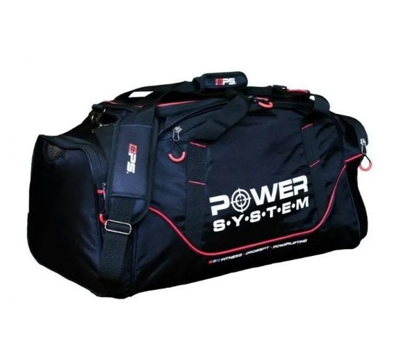 Спортивна сумка Power System PS-7010 Gym Bag Magna 65 л Blak/Red (7010BR-4) | Зображення 2