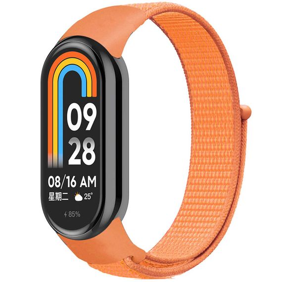 Ремінець Nylon New для Xiaomi Mi Band 8/9/10 Papaya
