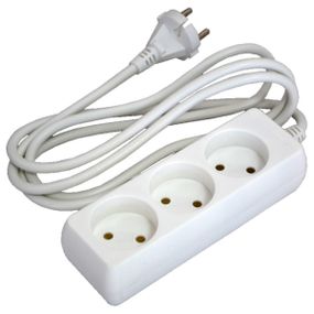 Удлинитель кассетный WO3W18M 3 розетки Grunhelm 1.8 м