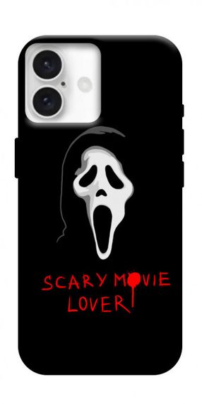 Чохол з картинкою Scary movie lover для Apple iPhone 16 Plus