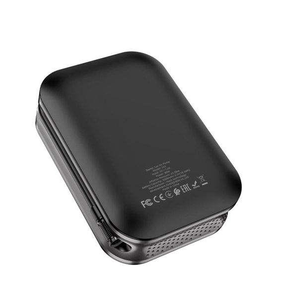 Автомобільний насос HOCO S53 Breeze portable smart air pump Black | Зображення 3