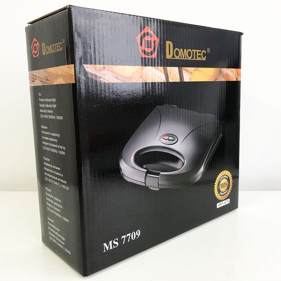 Бутербродница электрическая DOMOTEC MS-7709, Бутербродница UL-577 мультипекарь, Электробутербродница | Зображення 5