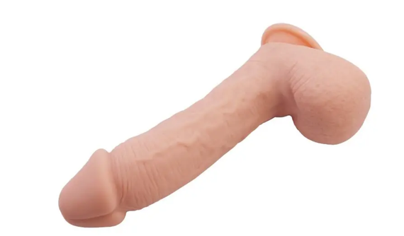Фалоімітатор на присосці Baile Beautiful JOHNSON 8,7" Flesh sexstyle | Зображення 7