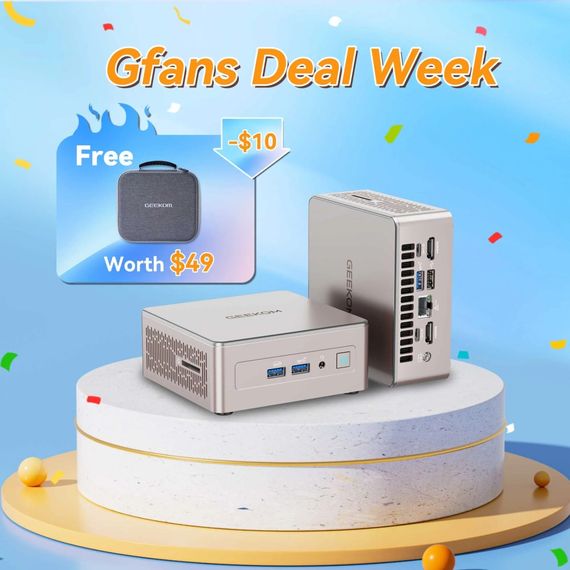 Комп&#039;ютер GEEKOM Mimi PC A5 / Ryzen7 5825U, 16, 512, W11Pro (GMA5R75825U-16512-EU) | Зображення 8