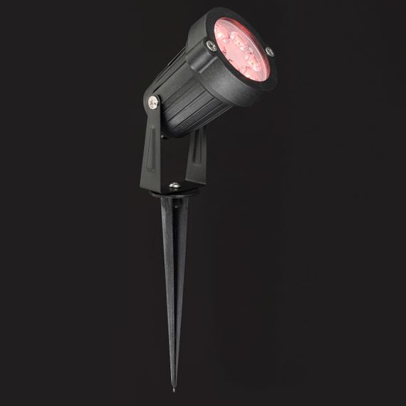 Грунтовый светильник LED 6W RED IP65 BK (AS-14) | Зображення 3
