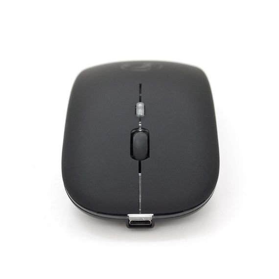 Миша бездротова E-1300 Luminous, 4 кнопки, 800/1200/1600 DPI, 2.4Ghz 10м, Black | Зображення 1