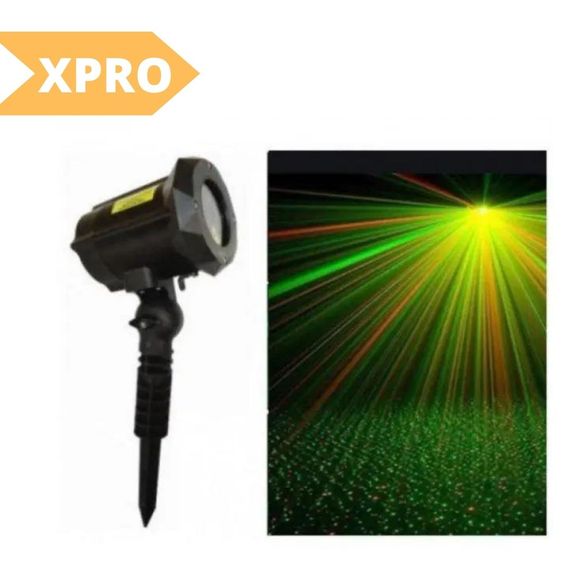 Лазерна установка вулична XPRO RD-8006 RGB + пульт чорна (MER-14570_371) | Зображення 1