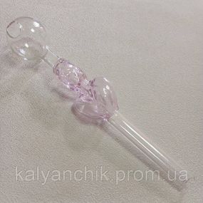 Скляна трубка Lady Oil Rose