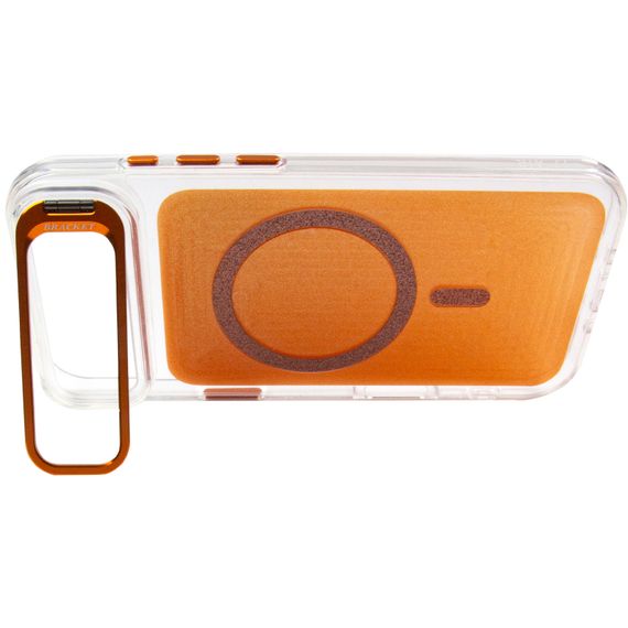 Чохол TPU+PC Jewel Sparkle with Magnetic Fit для Apple iPhone 17 Air (6.5") Orange Sparkle | Зображення 5