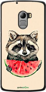 Чохол на Lenovo A7010 Єнотик з кавуном "4605u-232-2448"