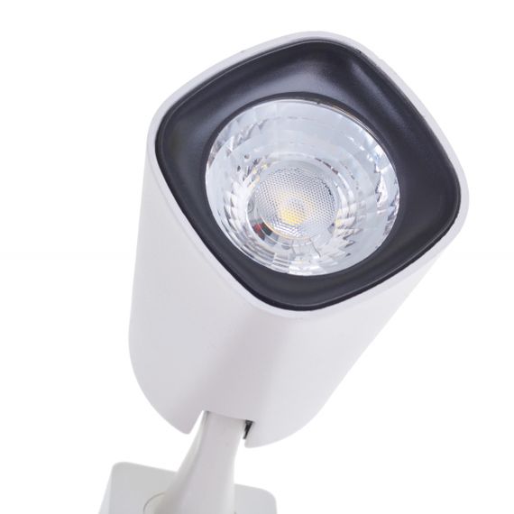Светильник трековый поворотный LED KW-230/18W NW WH | Зображення 1
