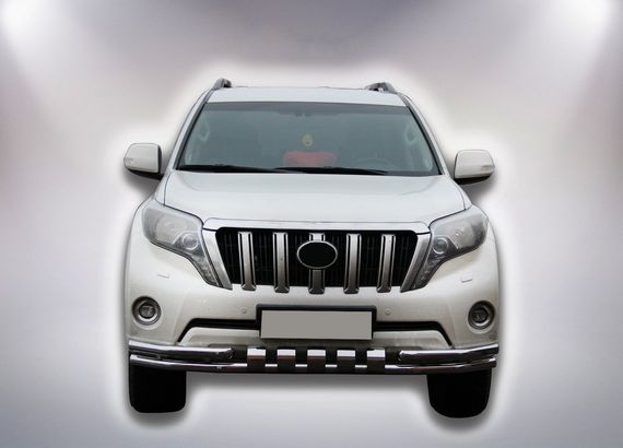 Передняя защита F3-31 (нерж) для Toyota Land Cruiser Prado 150 | Зображення 1