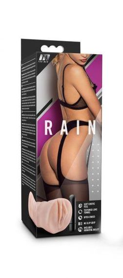 Мастурбатор-Вагіна з вібрацією M FOR MEN RAIN VANILLA Sex Aura | Зображення 6