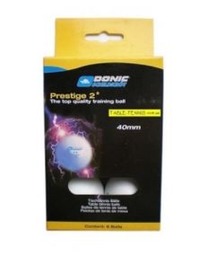 Мячи для настольного тенниса 6шт Donic-Schildkrot 2-Star Prestigeт