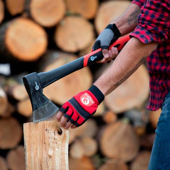 Сокира 1000 г, ручка з фібергласу INTERTOOL HT-0263 | Зображення 7