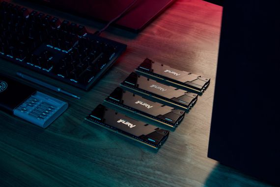 Память ПК Kingston DDR4 32GB KIT (16GBx2) 4266 FURY Renegade KF442C19RB12K2/32 | Зображення 7