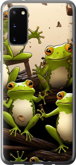 Чехол на Samsung Galaxy S20 Жабки "5656u-1824-17620"