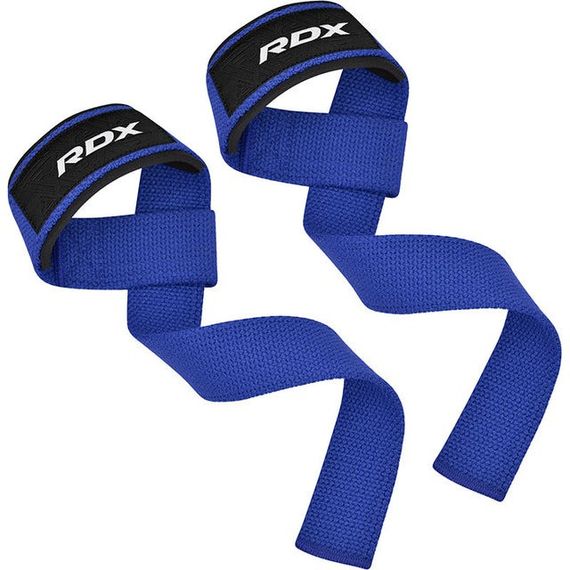 Лямки для тяги RDX W1 Gym Single Strap Blue Plus | Зображення 2