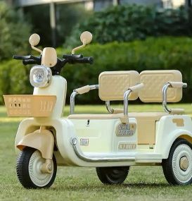 Детский электроскутер трехколесный CORGI на 2 места (6V7AH/20HR)