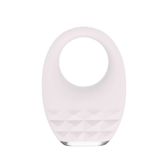 Вибрационное эрекционное кольцо Every Night Toys с подсветкой, белое sexstyle