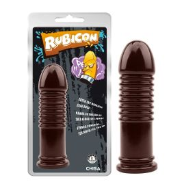 Анальная пробка ребристая Chisa Rubicon коричневая sexstyle
